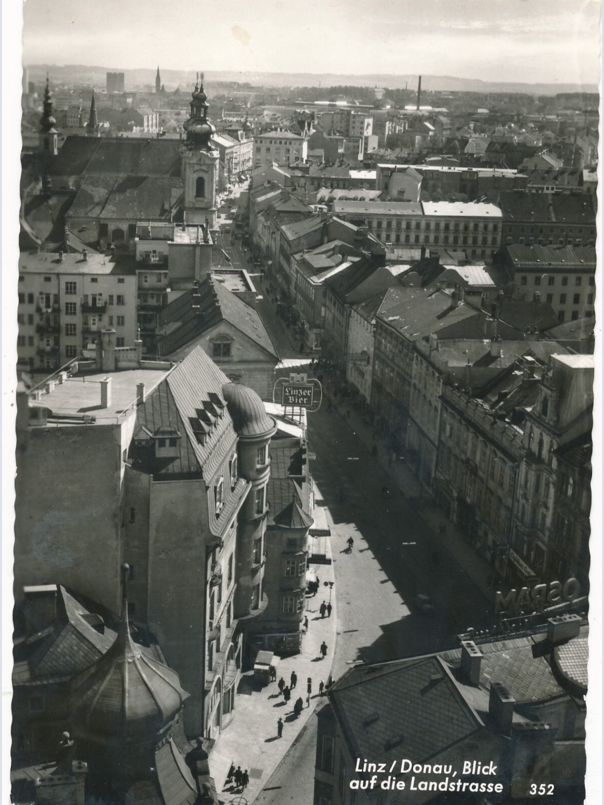 AK aus Linz mit Landstrasse Oberösterreich Ansichtskarte (9835)