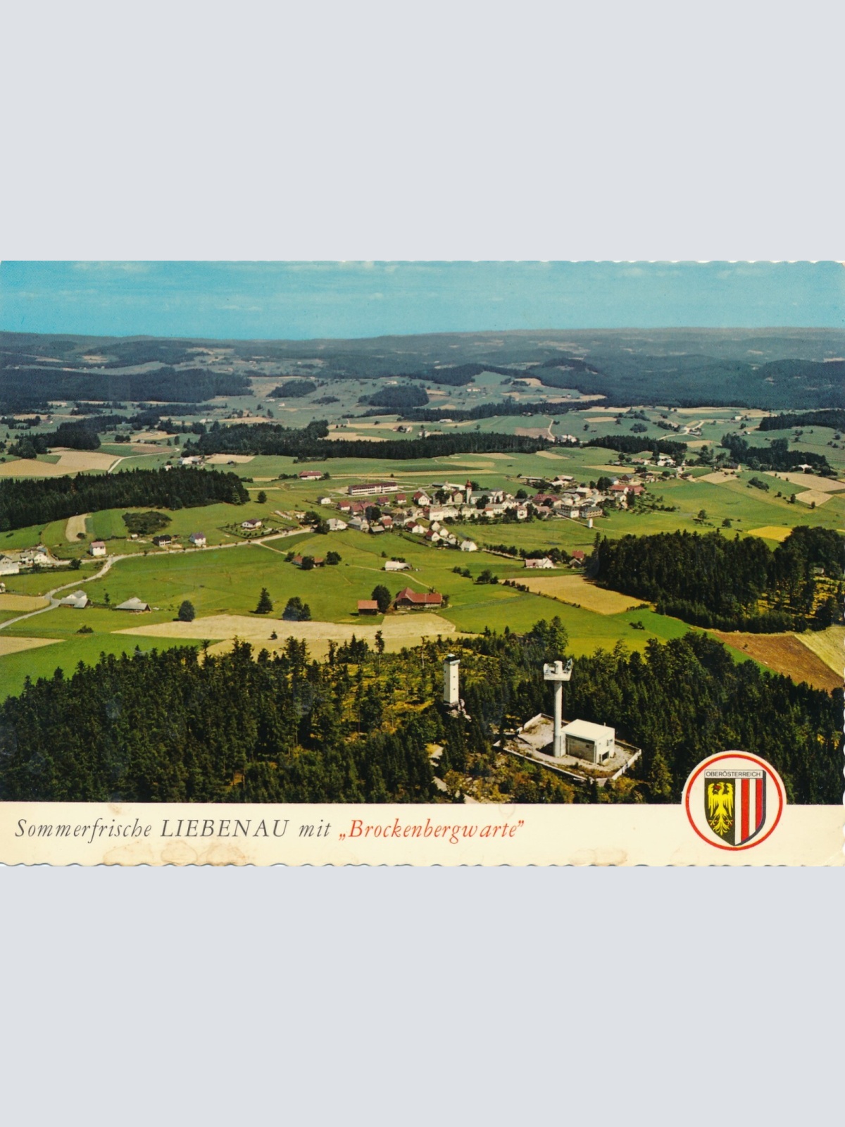 AK Alpine - Luftbild aus Liebenau Oberösterreich (10796)