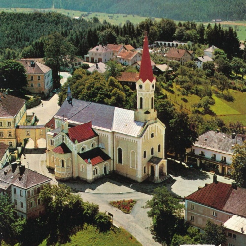 AK Alpine - Luftbild aus Maria Schmolln Oberösterreich (10801)