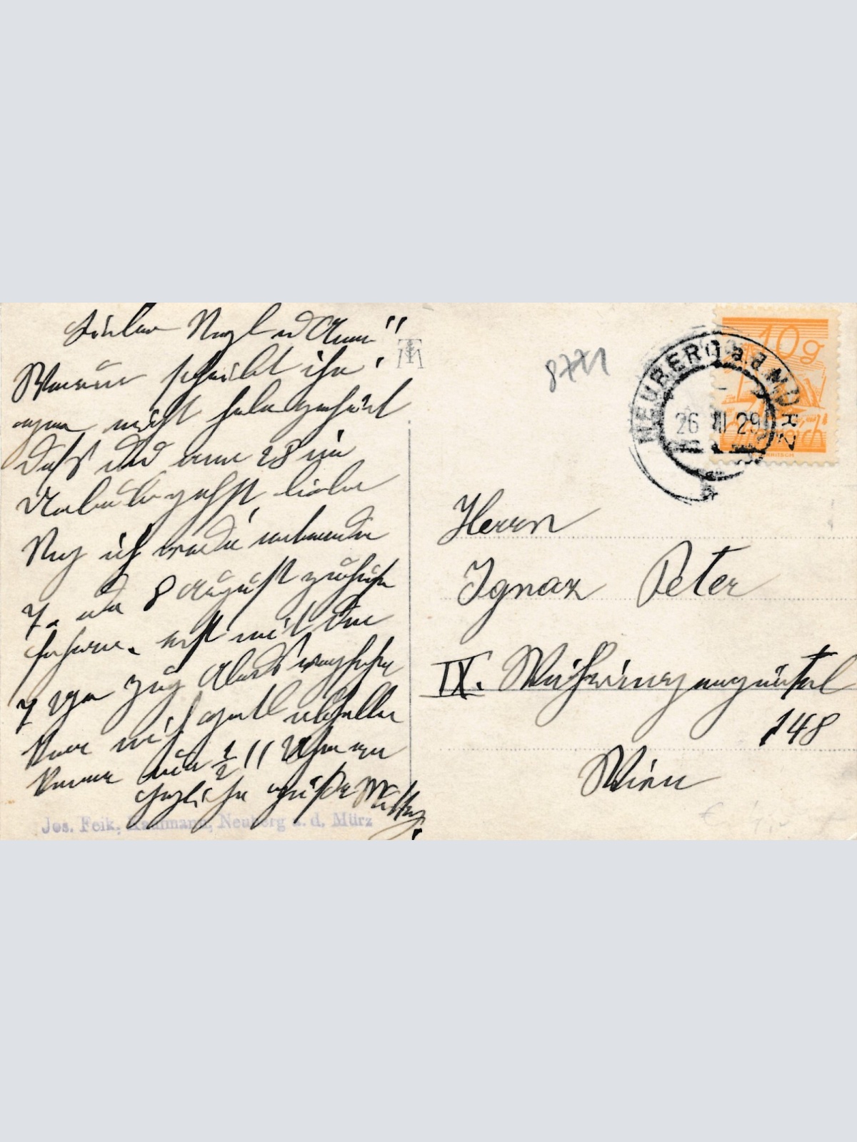 AK aus Neuberg a. Mürz Steiermark Ansichtskarte (10804)