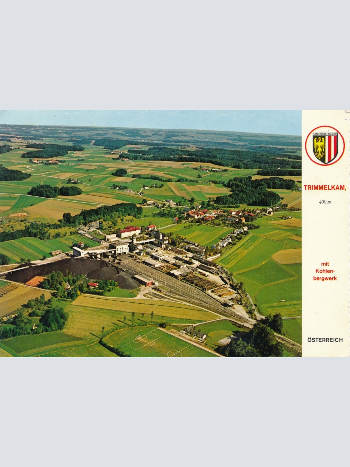 AK Alpine - Luftbild aus Trimmelkam Oberösterreich (10788)