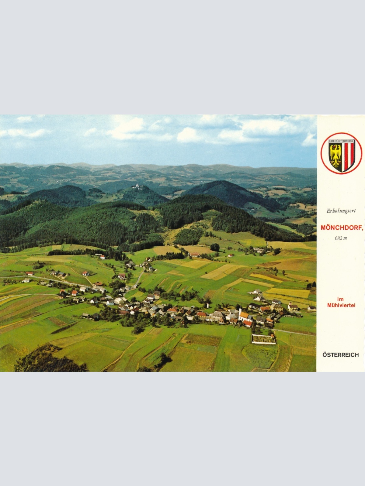 AK Alpine - Luftbild aus Mönchdorf Oberösterreich (10792)