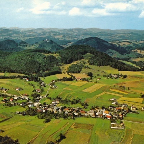 AK Alpine - Luftbild aus Mönchdorf Oberösterreich (10792)