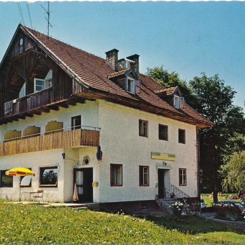 AK aus St. Georgen mit Pension Schiemer Oberösterreich Ansichtskarte (11261)