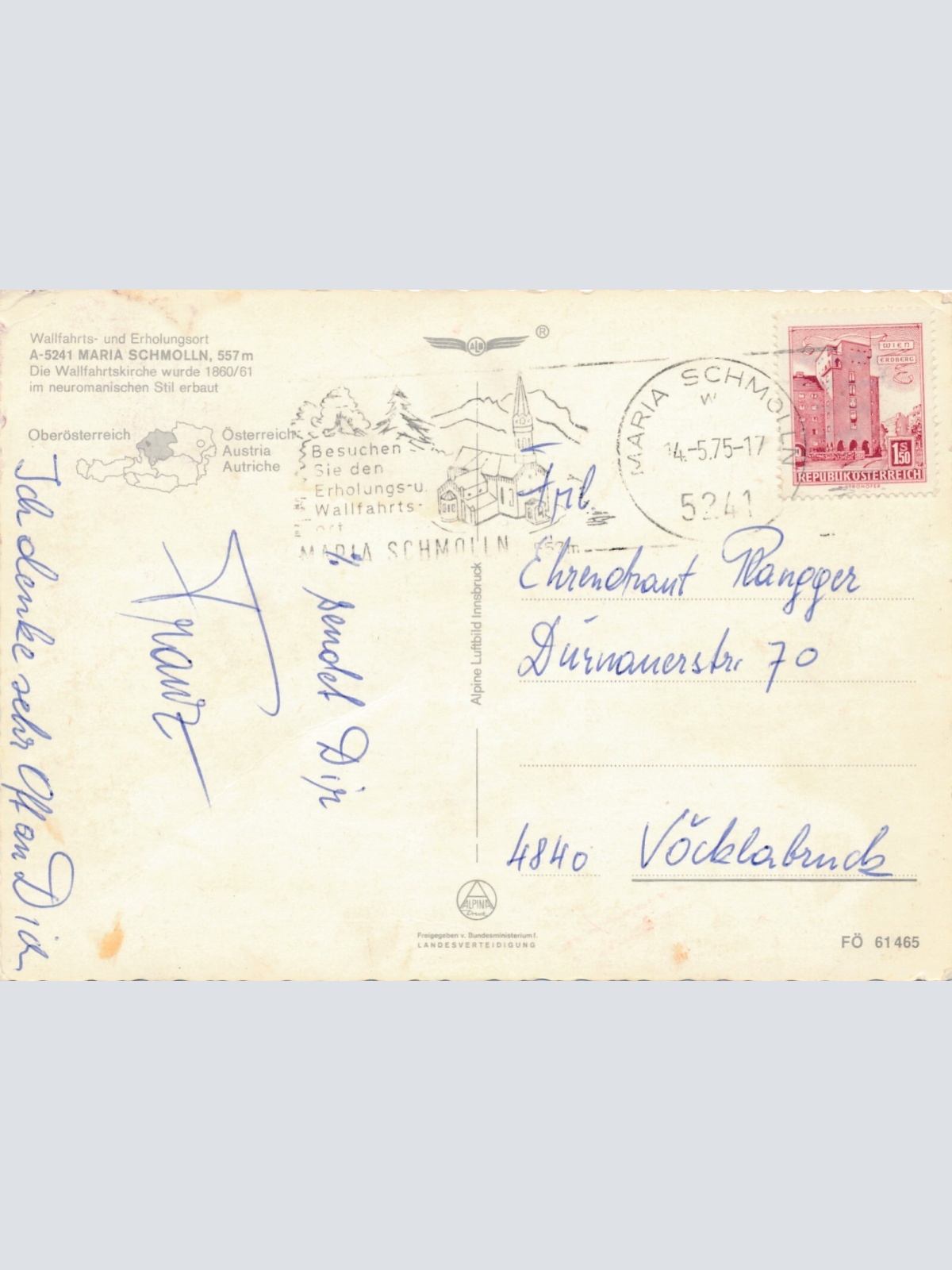 AK aus Maria Schmolln Oberösterreich Ansichtskarte (11263)