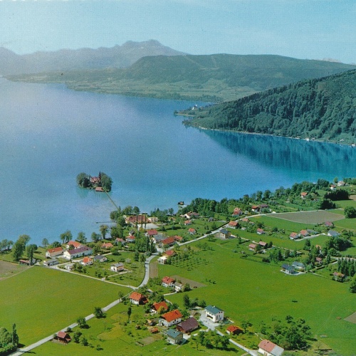 Alpine - Luftbild aus Litzlberg Oberösterreich Ansichtskarte (11239)