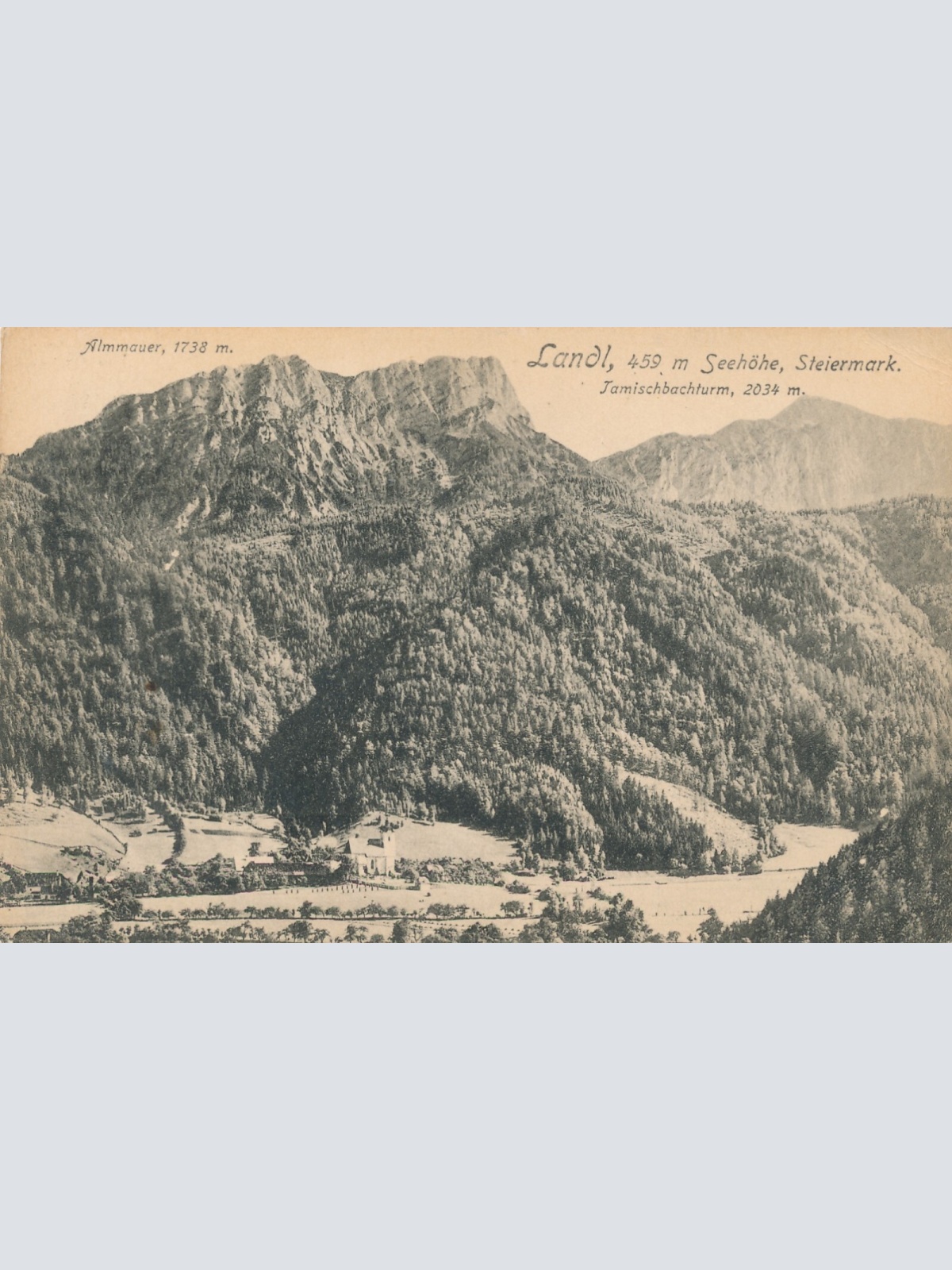 AK aus Landl Steiermark Ansichtskarte (10832)