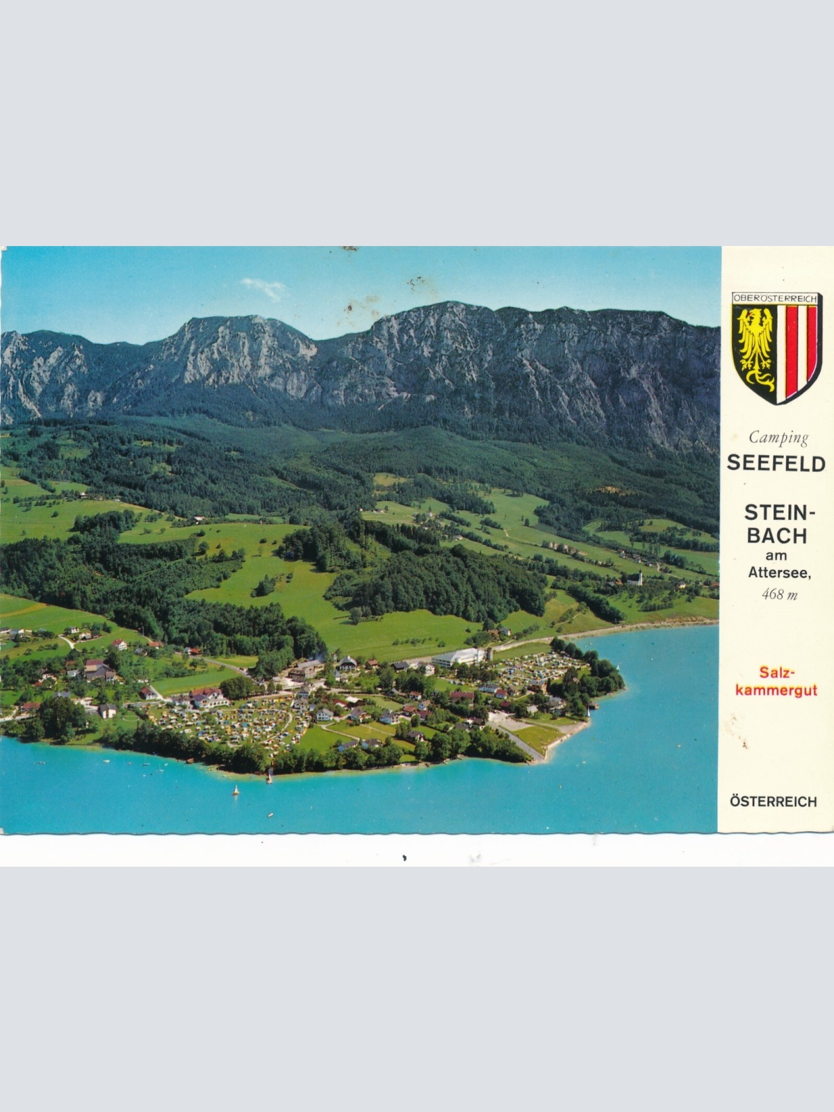 Alipne - Luftbild aus Steinbach Oberösterreich Ansichtskarte (11223)