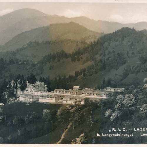 AK aus Lausa R.A.D. Lager Oberösterreich Ansichtskarte (11205)