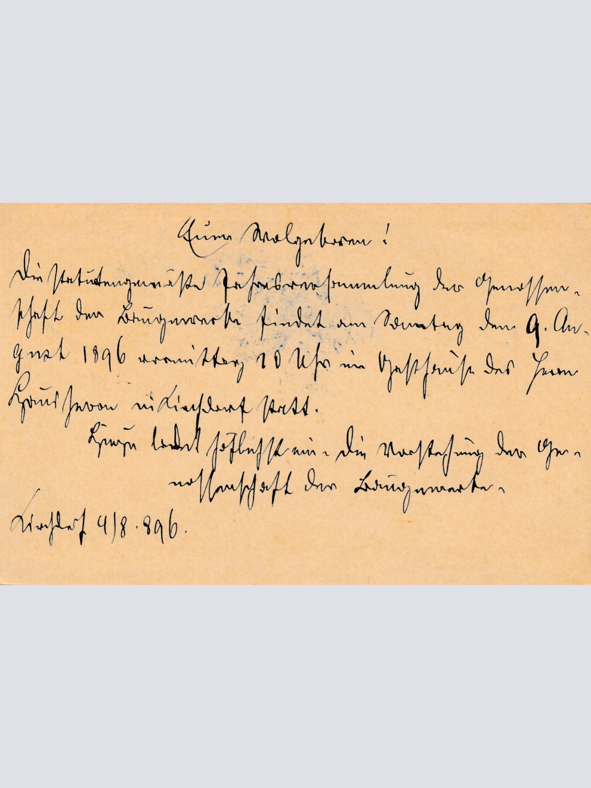 2 Kreuzer Ganzsachen - Karte 1890 aus Kirchdorf (11389)