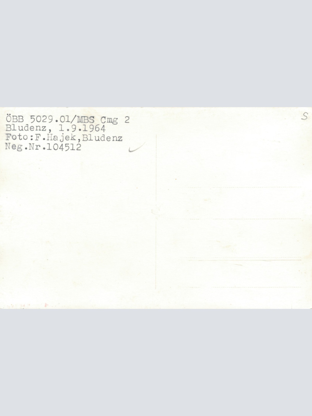 Foto - Karte  Eisenbahn - Straßenbahn Ansichtskarte (11309)