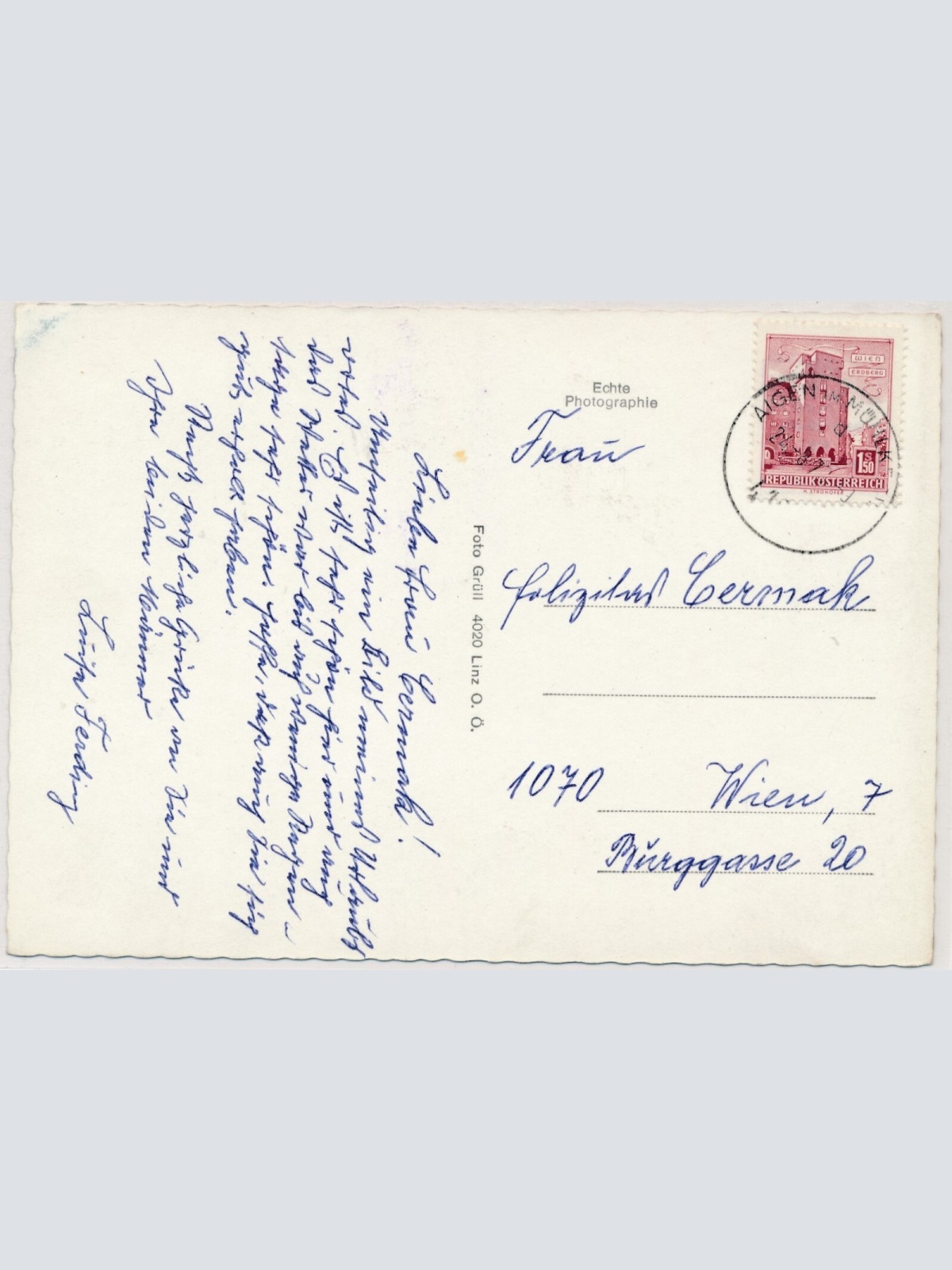 AK, Aigen, Luftbild Nr. 33, Oberösterreich (S2558)