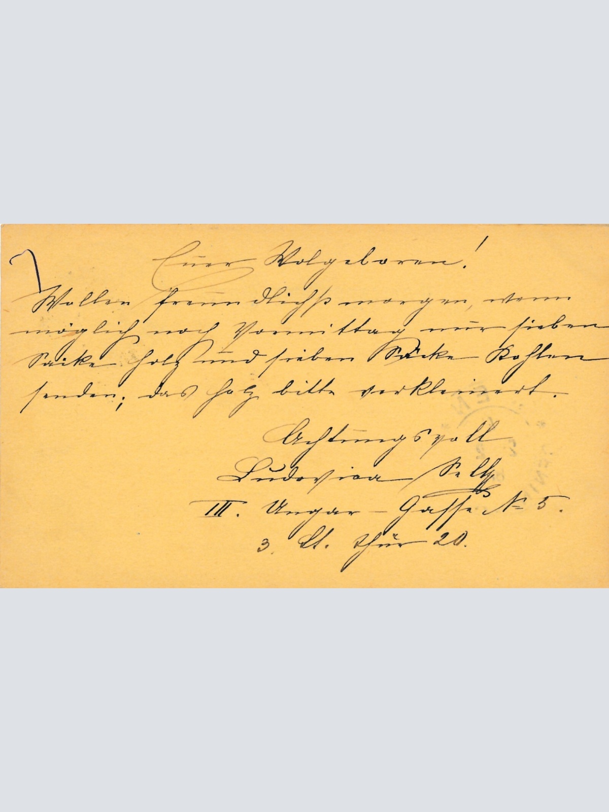 2 Kreuzer Ganzsachen - Karte 1888 aus Wien Weissgärber (11178)