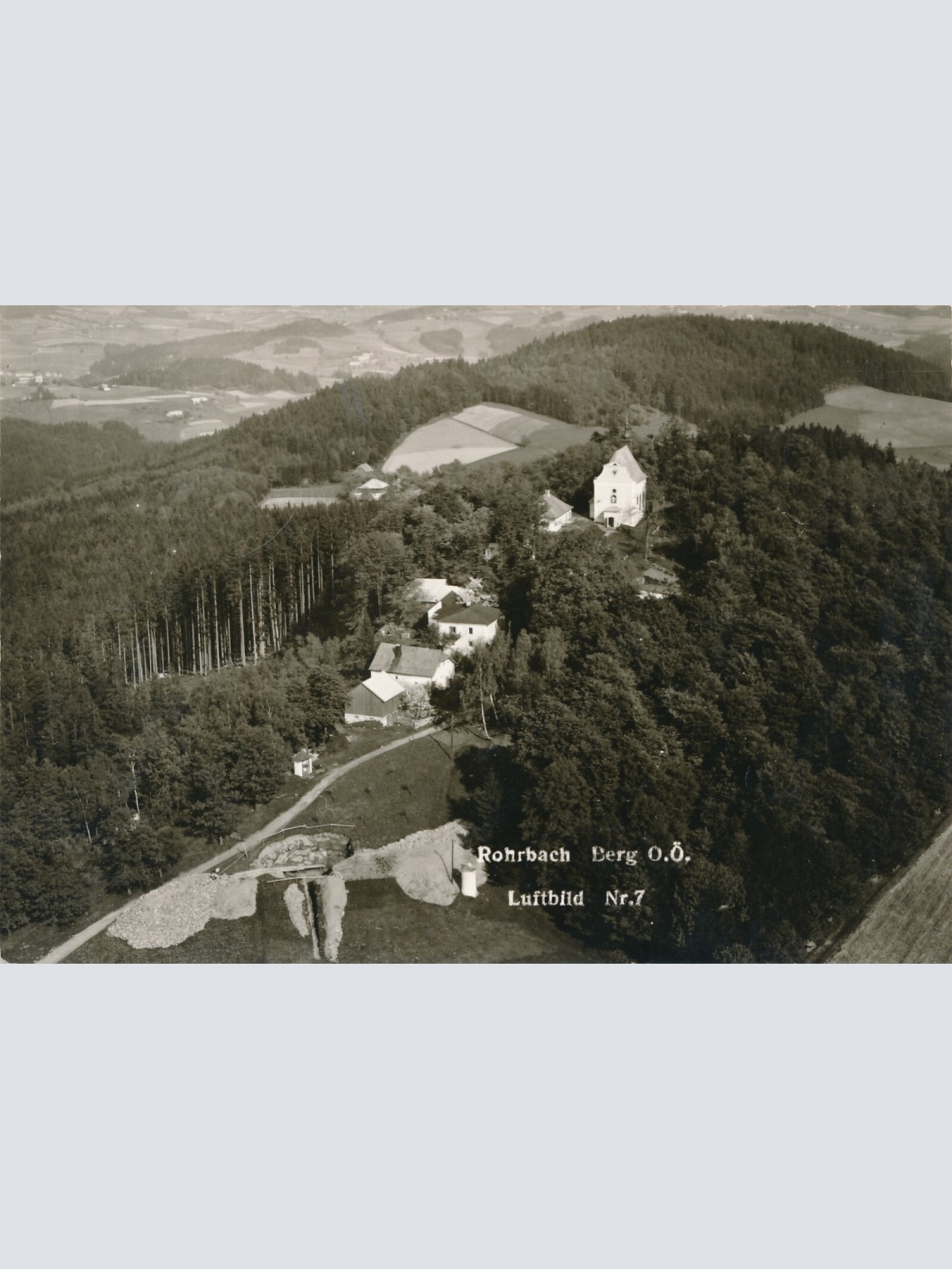 AK, Rohrbach, Luftbild Nr. 7, Oberösterreich (S2552)