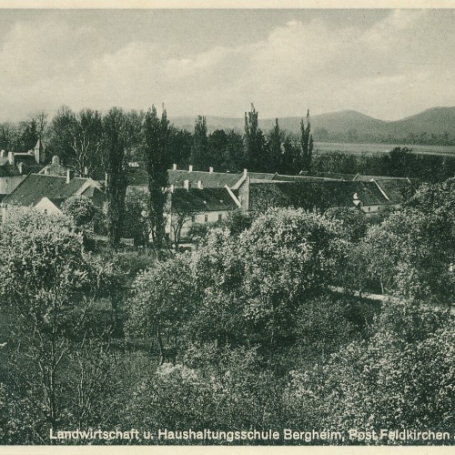 AK aus Feldkirchen Haushaltungsschule Oberösterreich Ansichtskarte (11195)