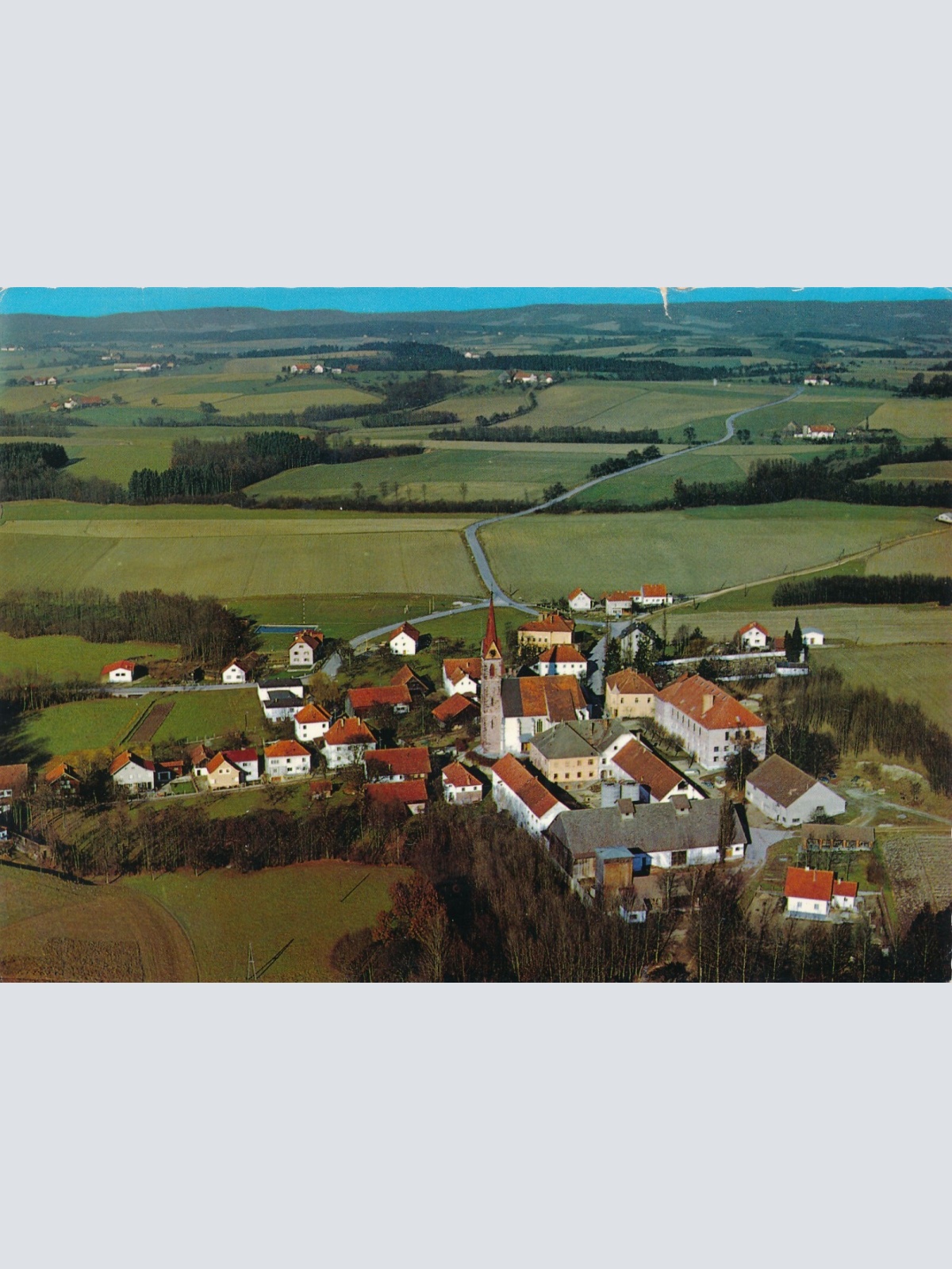 Scheurecker - Luftbild aus Landdorf Oberösterreich Ansichtskarte (11543)