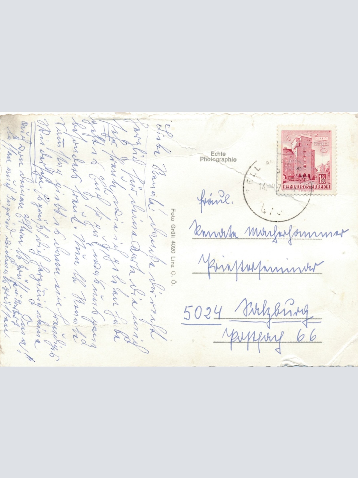 AK aus Zell an der Pram Luftbild Nr. 3 Oberösterreich Ansichtskarte (11538)