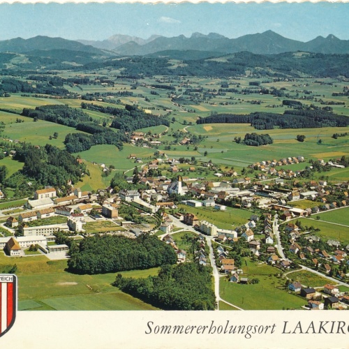 Alpine - Luftbild aus Laakirchen Oberösterreich Ansichtskarte (11659)