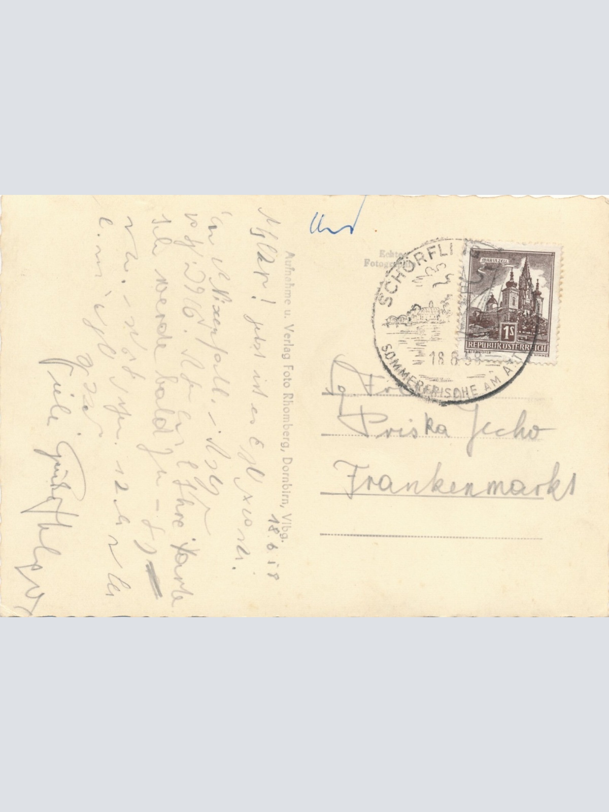 AK aus Attersee Oberösterreich Ansichtskarte (11670)