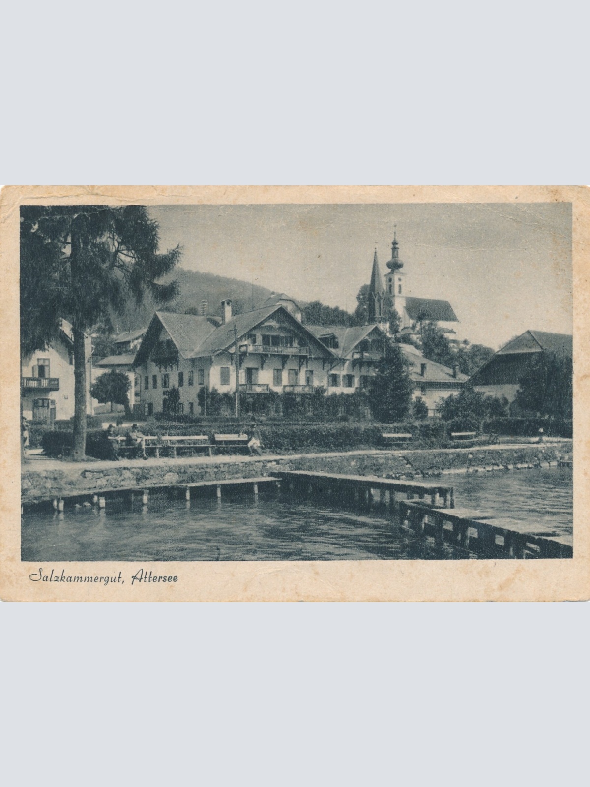 AK aus Attersee Oberösterreich Ansichtskarte (11674)