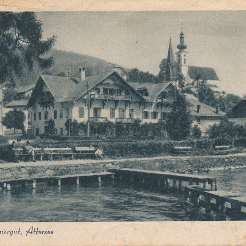 AK aus Attersee Oberösterreich Ansichtskarte (11674)