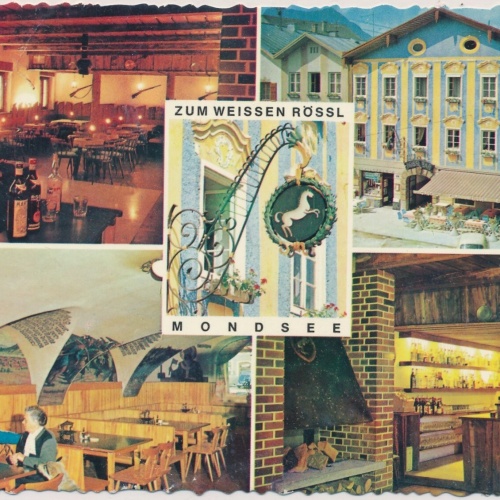 AK, Mondsee, Gasthof zum weissen Rössl, Oberösterreich (S2750)