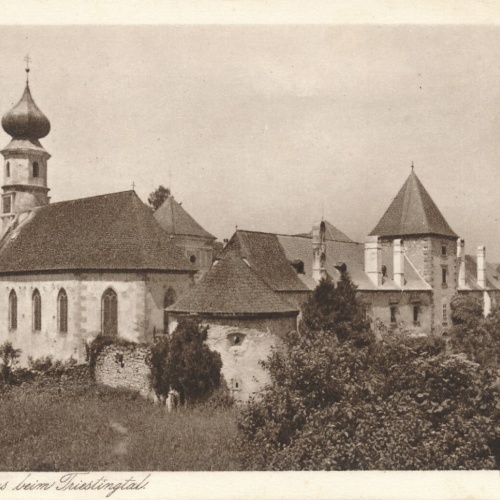 AK aus Neuhaus mit Burg Niederösterreich Ansichtskarte (11632)