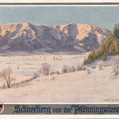 AK aus Schneeberg von der Pfenningwiese Niederösterreich Ansichtskarte (11634)
