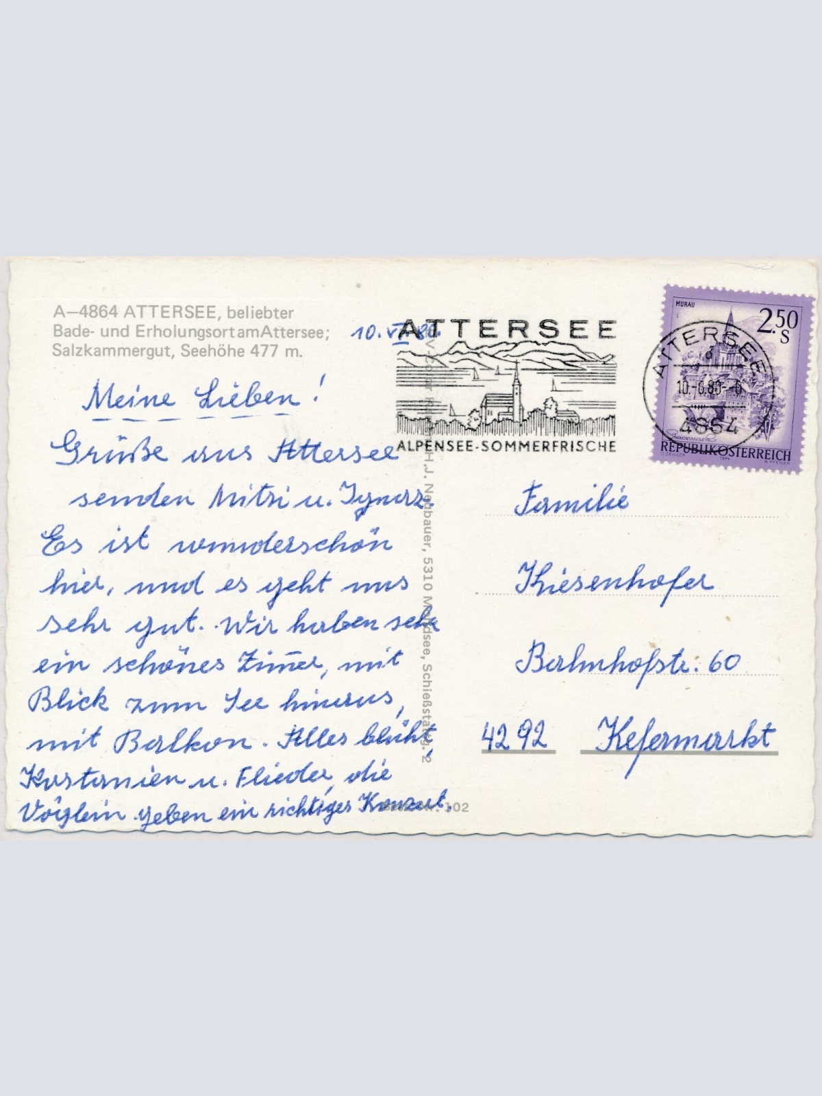 AK, Attersee, Oberösterreich (S2690)