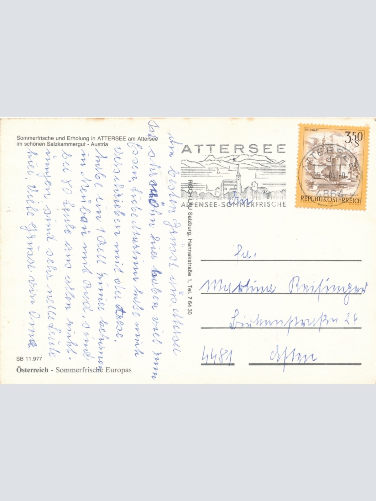 AK, Attersee, Oberösterreich (S2688)