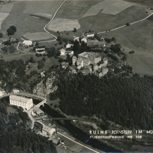 AK aus Pürnstein Fliegeraufnahme Nr. 706 Oberösterreich Ansichtskarte (11520)