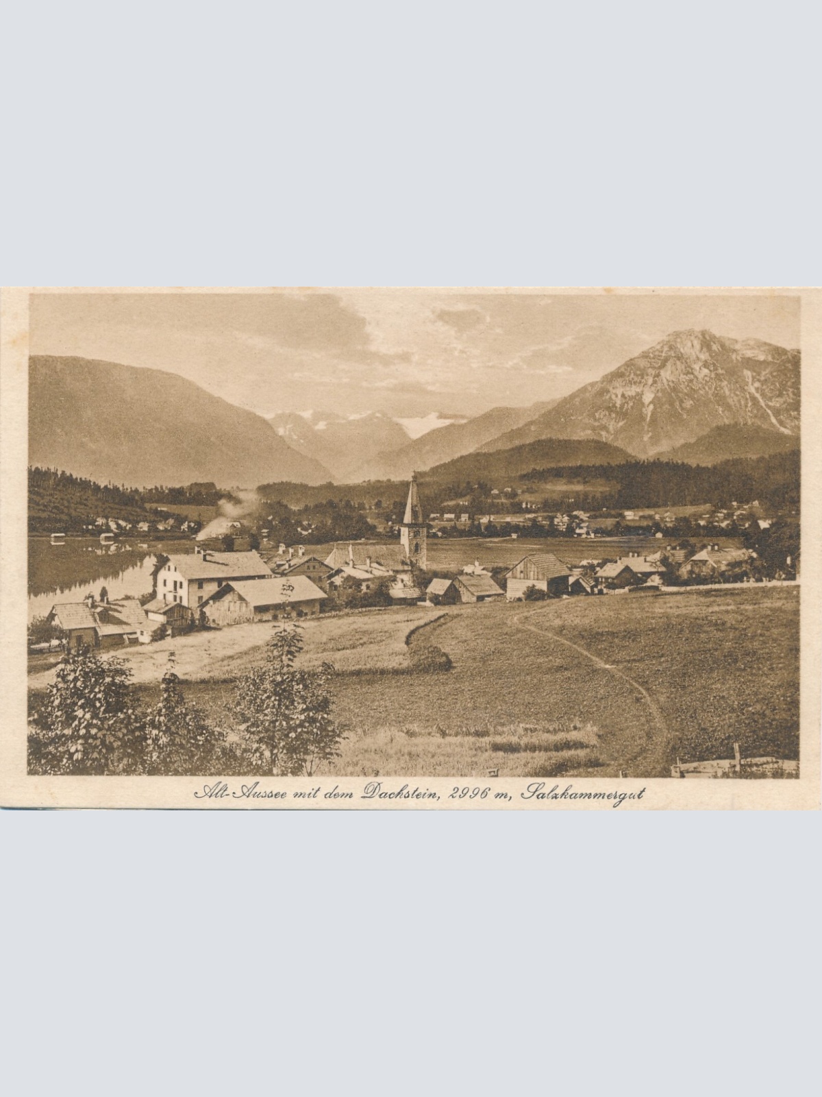 AK aus Alt Aussee mit Dachstein Steiermark Ansichtskarte (12013)