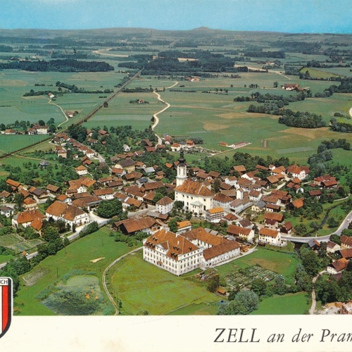 Alpine - Luftbild aus Zell an der Pram Oberösterreich Ansichtskarte (11455)