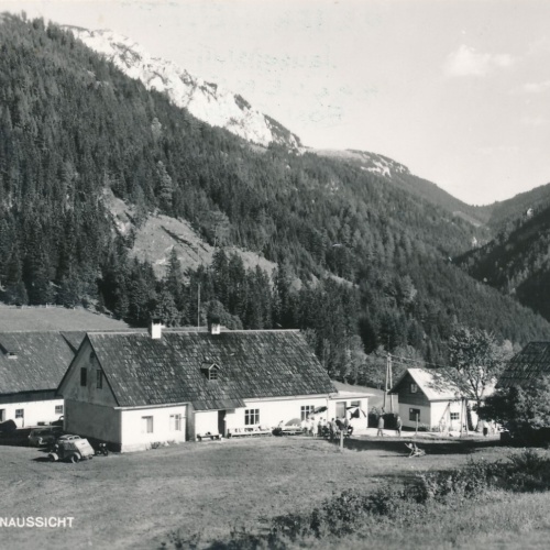 AK aus Fallenstein mit Gasthaus Tonionaussicht Steiermark Ansichtskarte (12038)