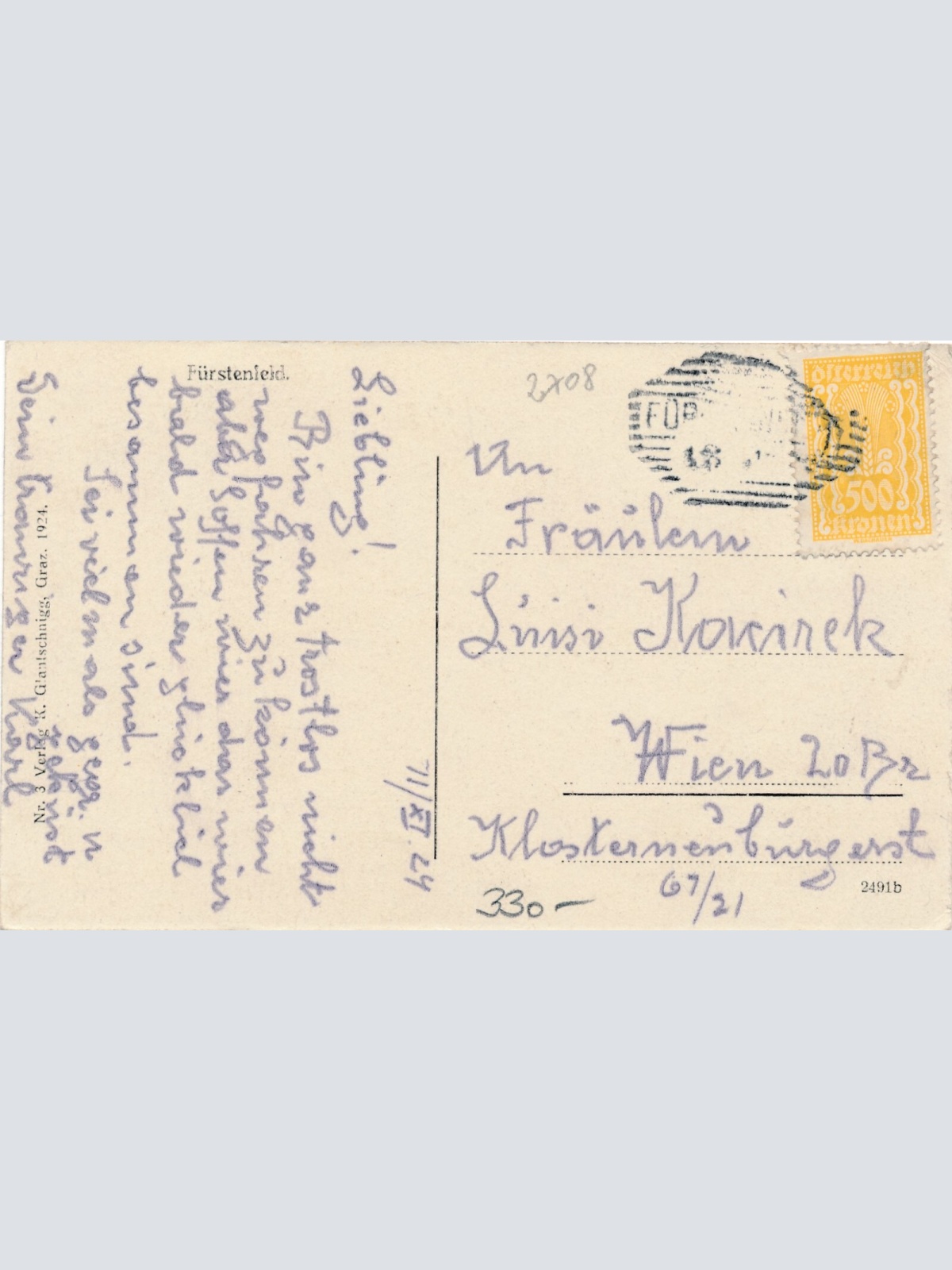 AK aus Fürstenfeld Steiermark Ansichtskarte (11962)