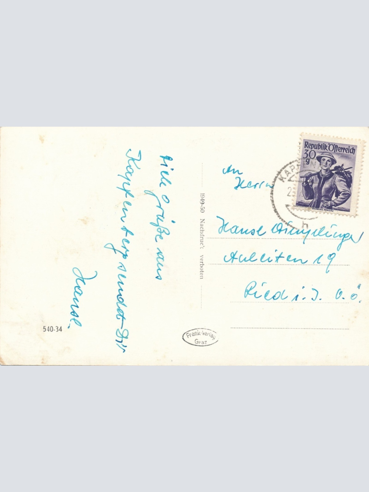 AK aus Kapfenberg Steiermark Ansichtskarte (11966)