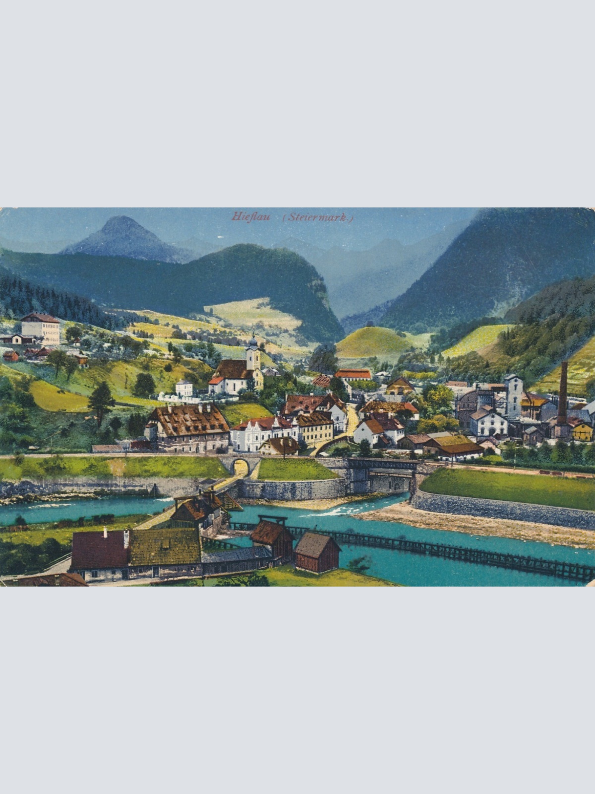 AK aus Hieflau Steiermark Ansichtskarte (11983)
