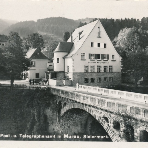 AK aus Murau mit Telegraphenamt Steiermark Ansichtskarte (12086)