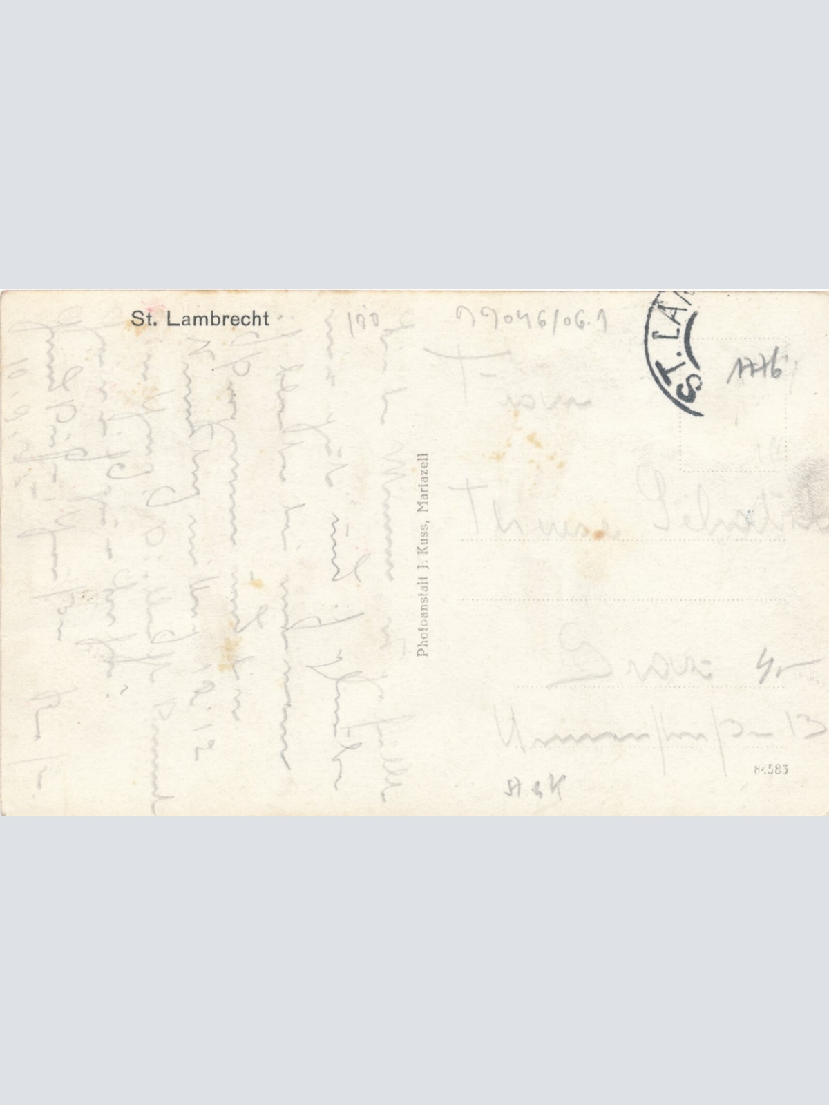 AK aus St. Lambrecht Steiermark Ansichtskarte (12090)