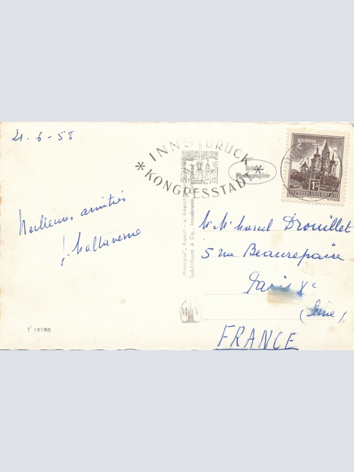 AK aus Innsbruck Tirol Ansichtskarte (11713)