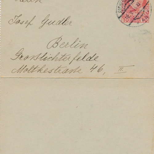 10 Heller Ganzsachen - Karten - Brief aus Radkersburg (16298)