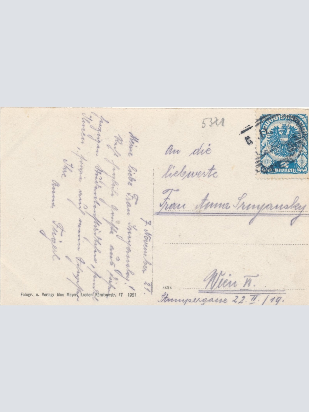 AK aus Leoben Steiermark Ansichtskarte (11901)