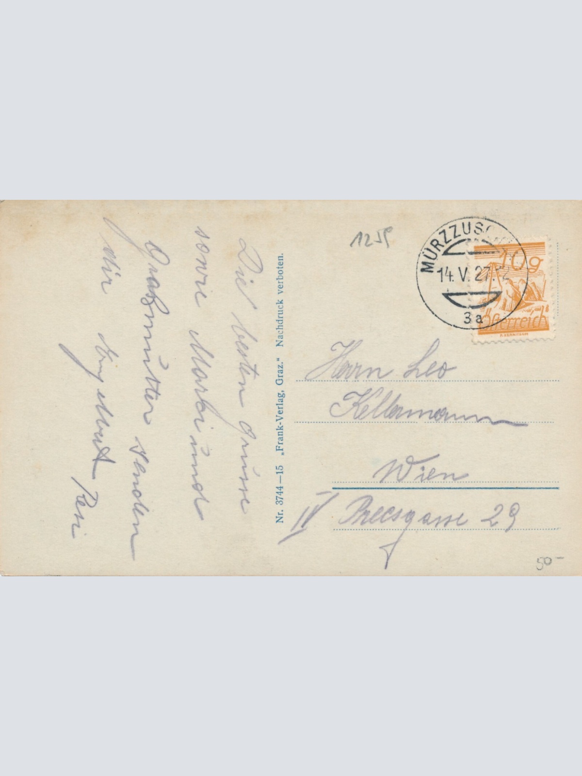 AK aus Mürzzuschlag Steiermark Ansichtskarte (11879)