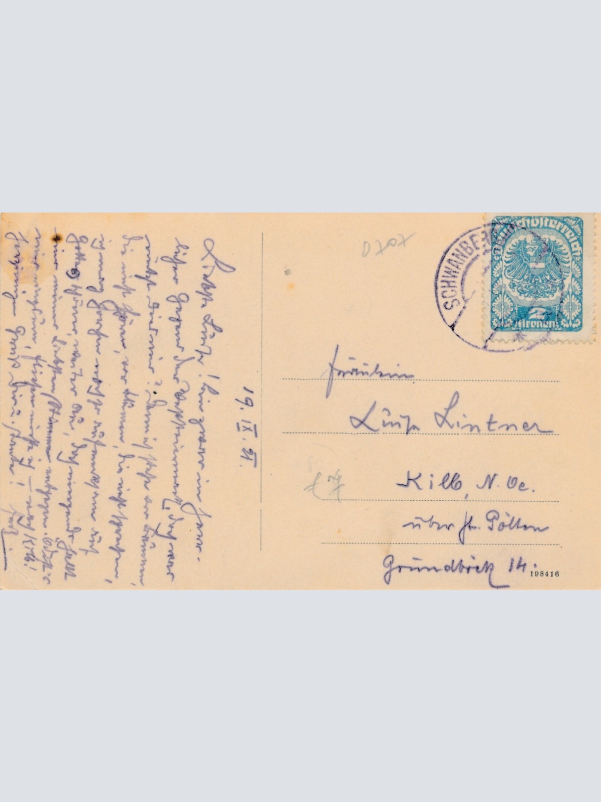 AK aus Schwanberg Steiermark Ansichtskarte (11922)