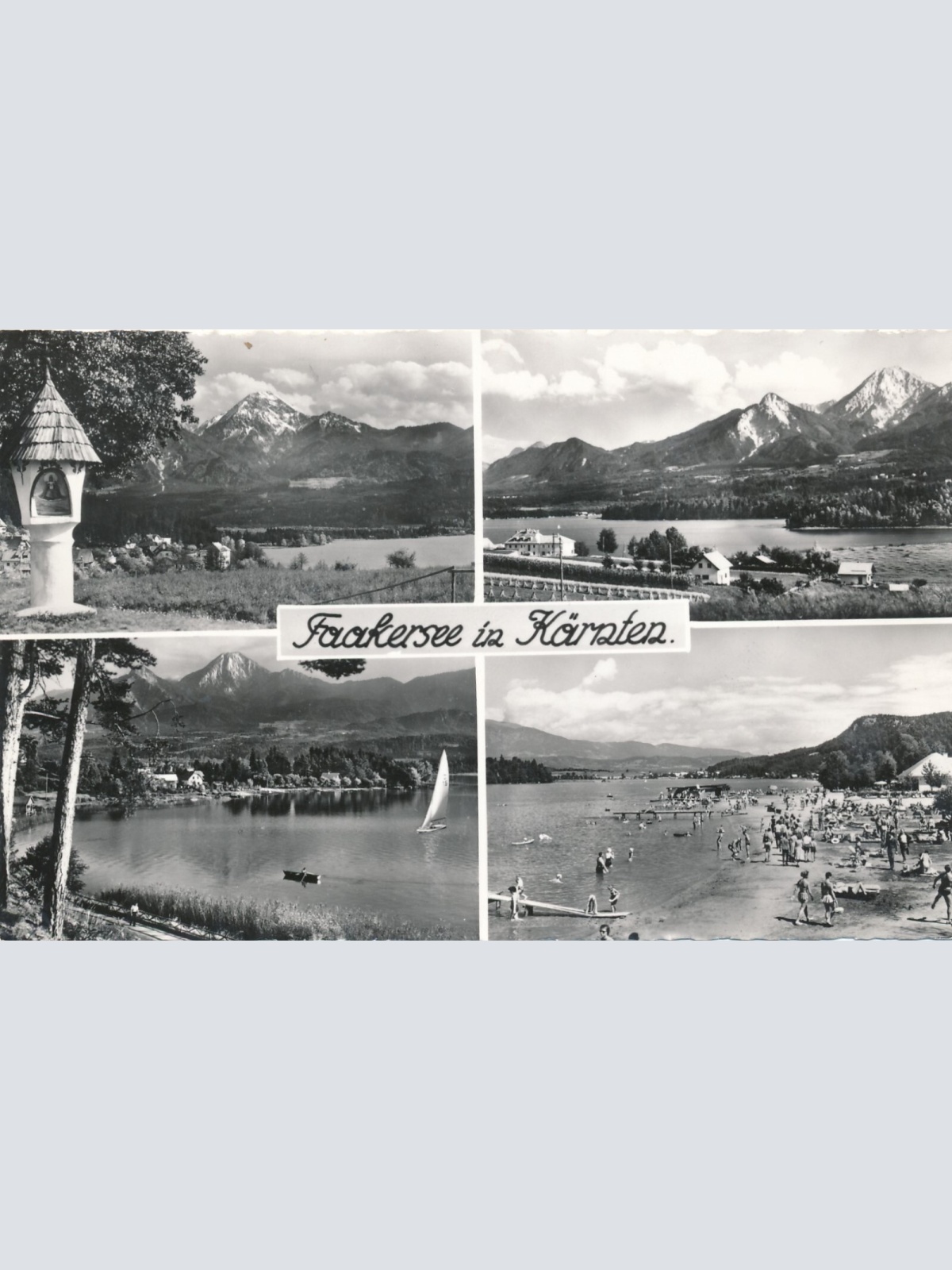 AK vom Faakersee Mehrbildkarte Kärnten Ansichtskarte (12210)