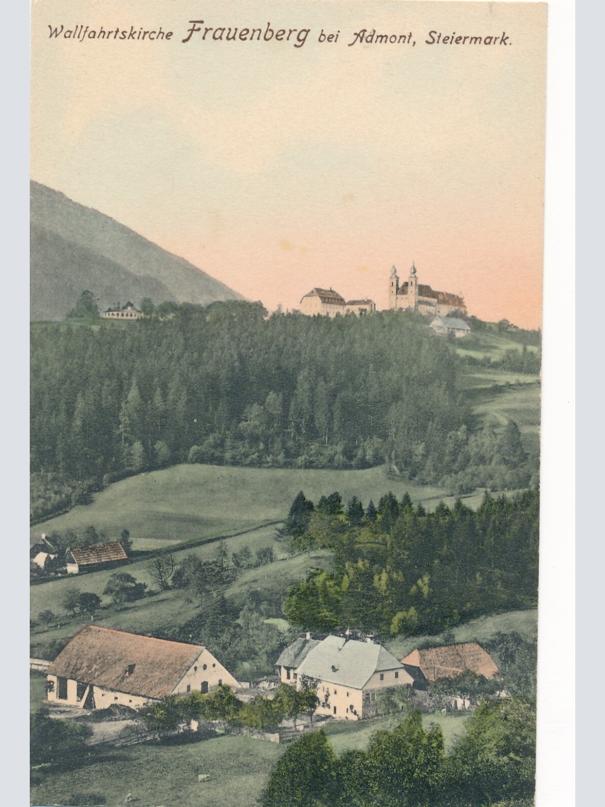 AK aus Frauenberg mit Wallfahrtskirche Steiermark Ansichtskarte (11906)