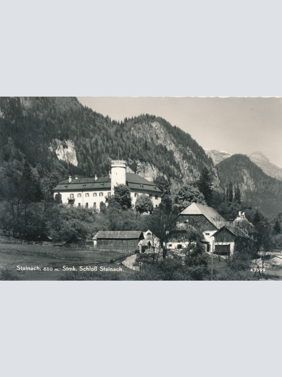 AK aus Stainach mit Schloß Steiermark Ansichtskarte (11934)
