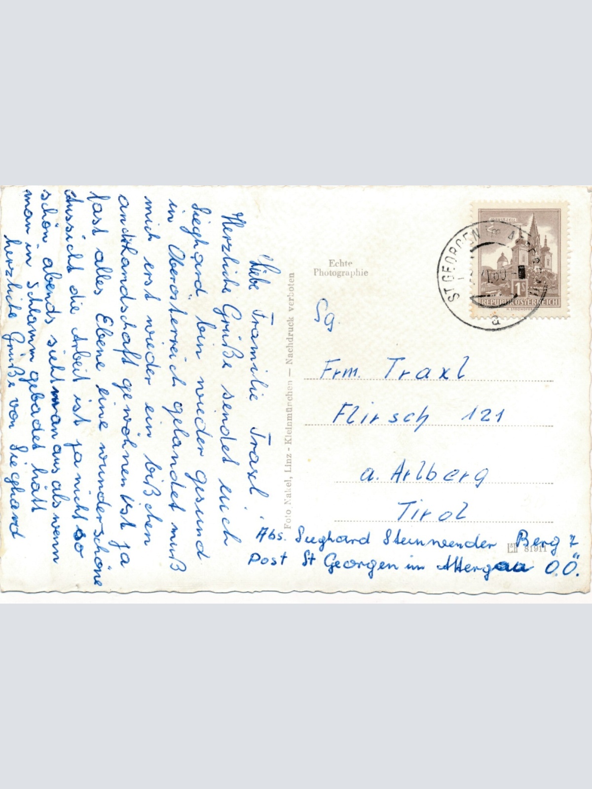 AK aus St. Georgen im Attergau Oberösterreich Ansichtskarte (11753)