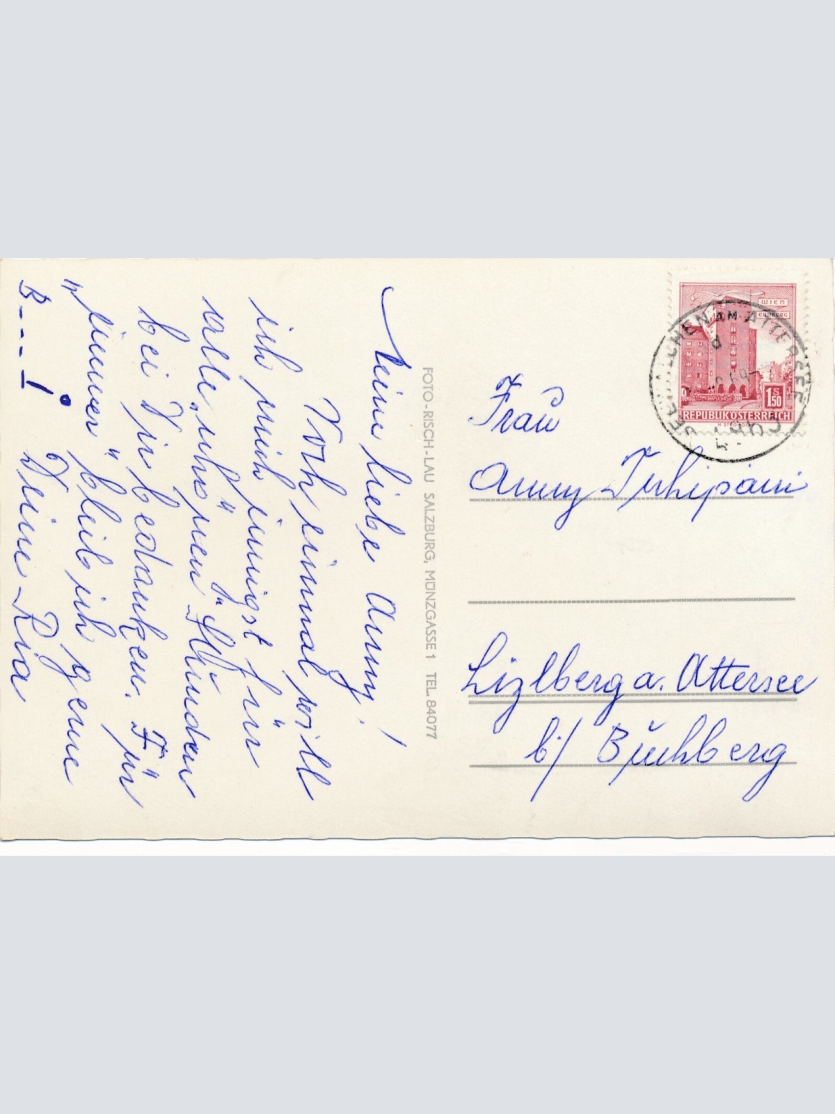 AK aus Litzlberg mit Insel Litzlberg Oberösterreich Ansichtskarte (11757)