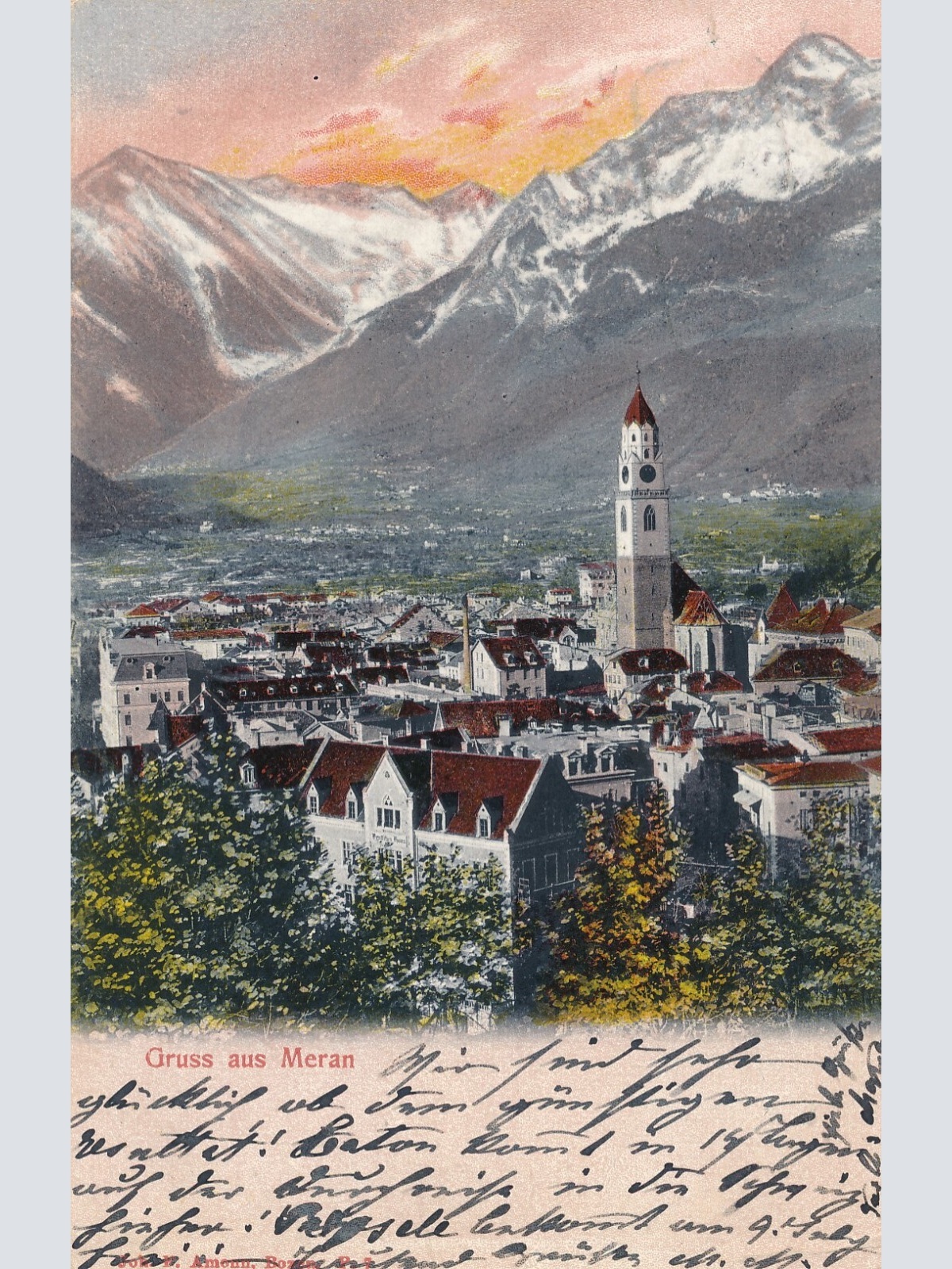 AK aus Meran Italien Ansichtskarte (11805)